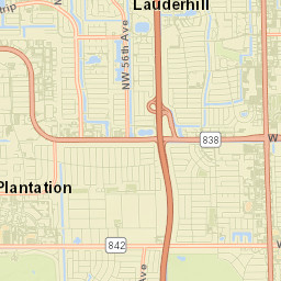 Lauderhill Street Map