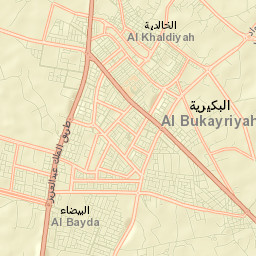 Al Bukayrīyah Street Map