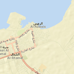 Ar Ruways Street Map