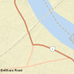 Belthara Street Map