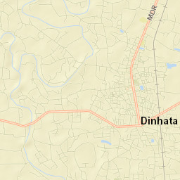 Dinhata Street Map
