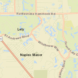 Lely Resort Street Map