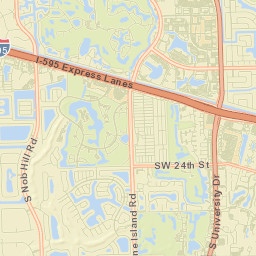 Pine Island Ridge Street Map