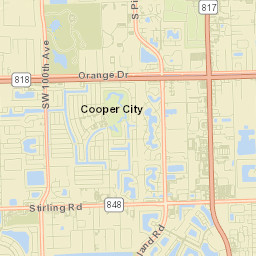 Cooper City Street Map