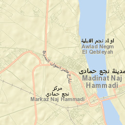 Naja' Ḥammādī Street Map