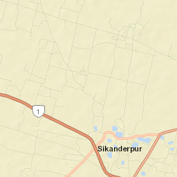 Sikandarpur Street Map