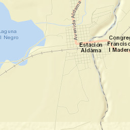 Aldama Estación Street Map