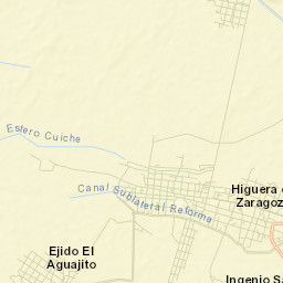 El Aguajito Street Map