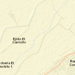 Carricitos Street Map