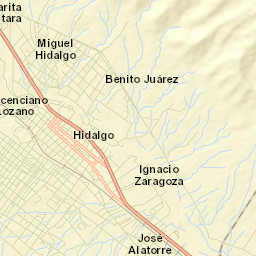 Hidalgo Street Map