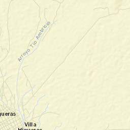Higueras Nuevo León Street Map