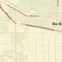 Ciudad Río Bravo Street Map