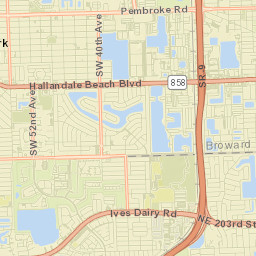 Pembroke Park Street Map