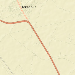 Tekanpur Street Map