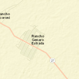 Genaro Estrada Street Map