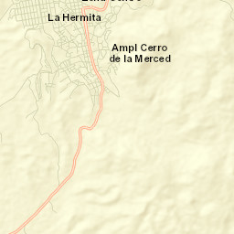 Santa María del Oro Street Map