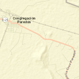 Paredón Street Map