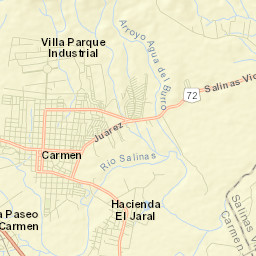 Carmen Street Map
