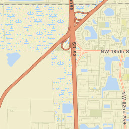 Palm Springs North Street Map