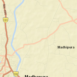 Madhipura Street Map
