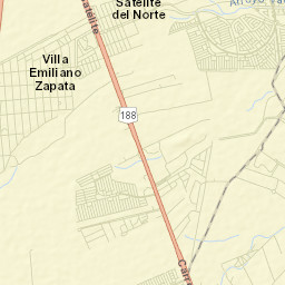 Ciudad Satélite del Norte Street Map