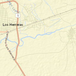 Los Herreras Street Map