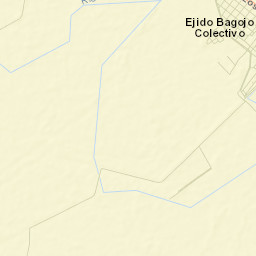 Bagojo Colectivo Street Map