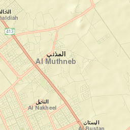 Al Mithnab Street Map