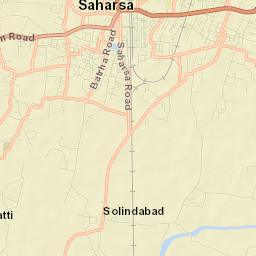 Saharsa Street Map