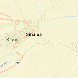 Sinaloa de Leyva Street Map