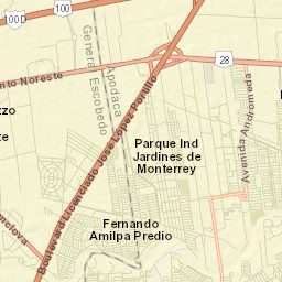 Fraccionamiento Cosmópolis Octavo Sector Street Map