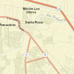 Santa Rosa Street Map