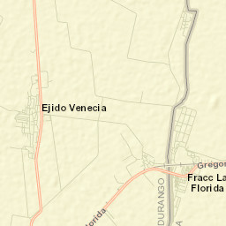 Venecia Street Map