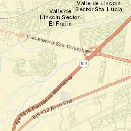 Valle de Lincoln Street Map