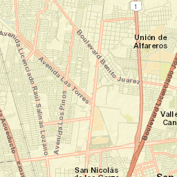 Ciudad General Escobedo Street Map