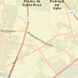 Prados de Santa Rosa Street Map