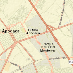 Apodaca Street Map