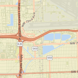Flagami Street Map