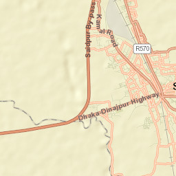 Saidpur Street Map
