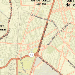 San Nicolás de los Garza Street Map