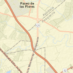 Paseo de San Javier Street Map