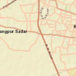 Rangpur Street Map
