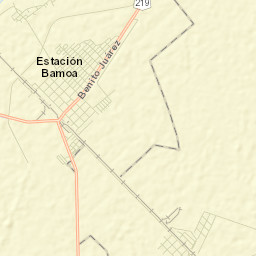 Estacion Bamoa Street Map