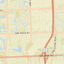 Kendale Lakes Street Map