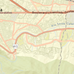 Santa Catarina Street Map