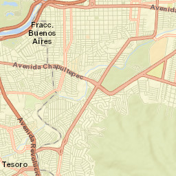 Guadalupe Street Map