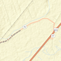 Los Dos Ríos Street Map