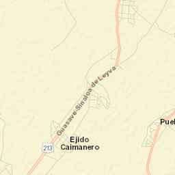 Pueblo Viejo Street Map