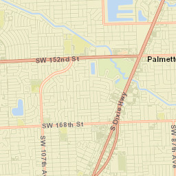 West Perrine Street Map