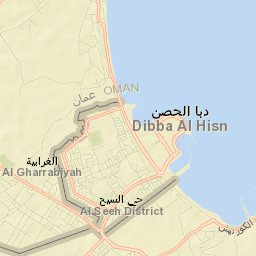 Dibba Al Hesn Street Map